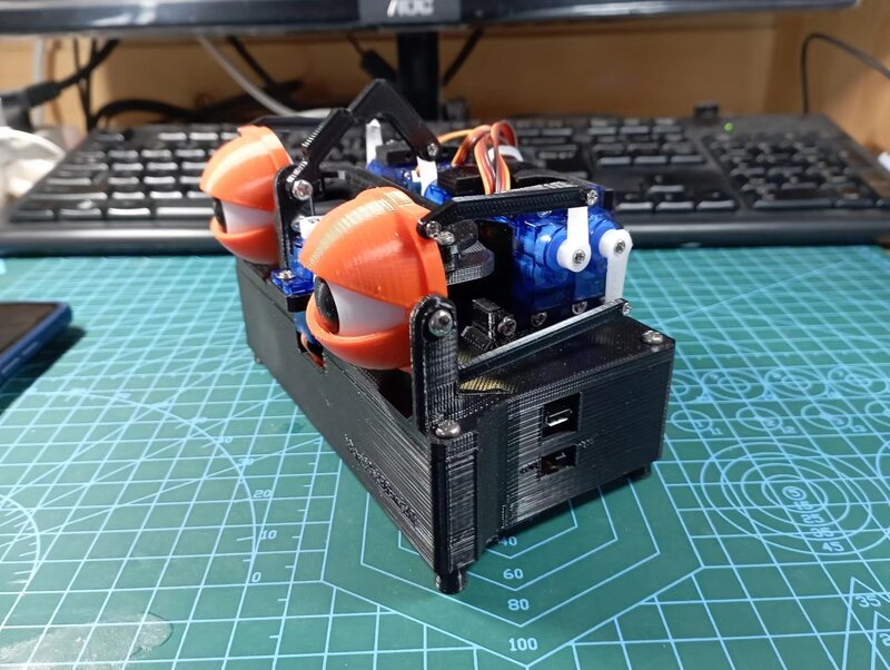 Impressão 3D Open Source Código Iniciar Kit, 6 DOF olho robótico DIY Kit, Robô Arduino com SG90 Servo APP, Web WiFi Controle, ESP8266