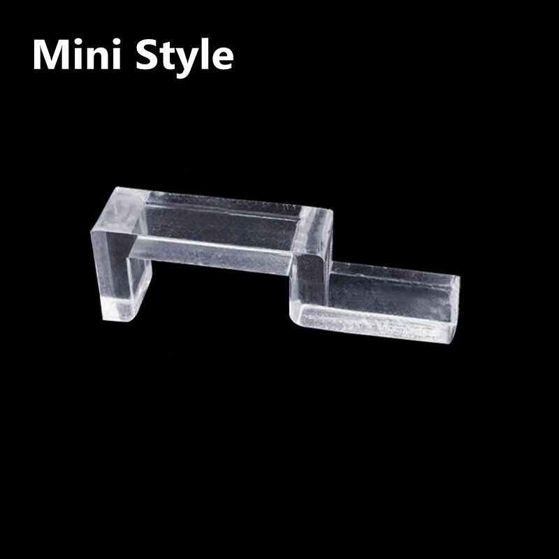 4/5/6/8/10/12/15/19mm Acrylic Aquarium Fish Tank Clips Glass Cover Support Holders Accessories for Aquarium Filter Lamp Stand