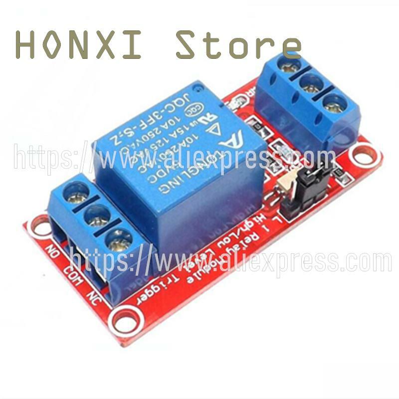 2PCS 1 road relay module with optical coupling isolation support high and low level trigger a 5V relay expansion board