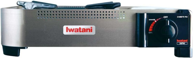 Iwatani-Cooktop portátil de butano de queimador único, fogão interior e exterior, médio, 35FW
