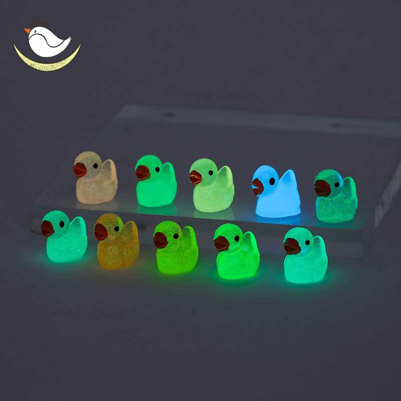Resin Duck Glowing Kids Mix Color Novel Children Toys Glow in the Dark Novelty Toy Return Gift Stars Ornaments Luminous Present