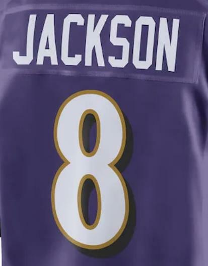 Дешевая вышитая Американская футболка «Балтимор» с именем № 8, спортивные футболки с ламаром Джексоном № 22 «Деррик Генри»