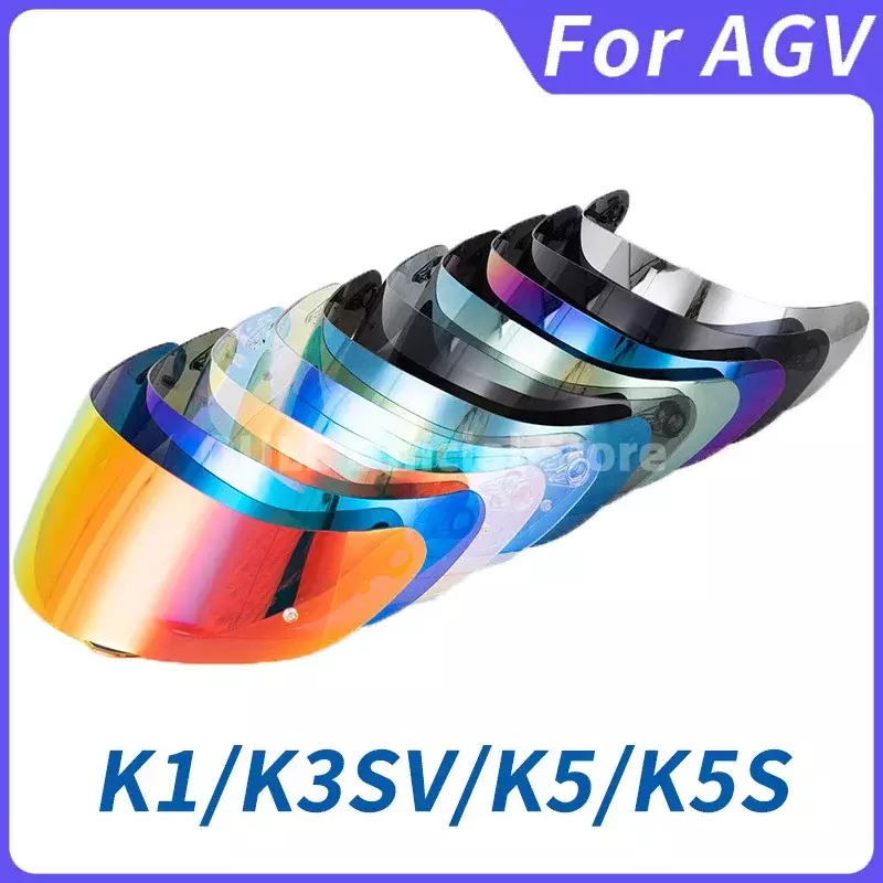 Pour AGV K5 K5S K5-S K3SV K1 K1S Compact ST Moto Casque Visière Lentille Bouclier Lunettes Plein Visage Pin Accessoires Para Moto Casque