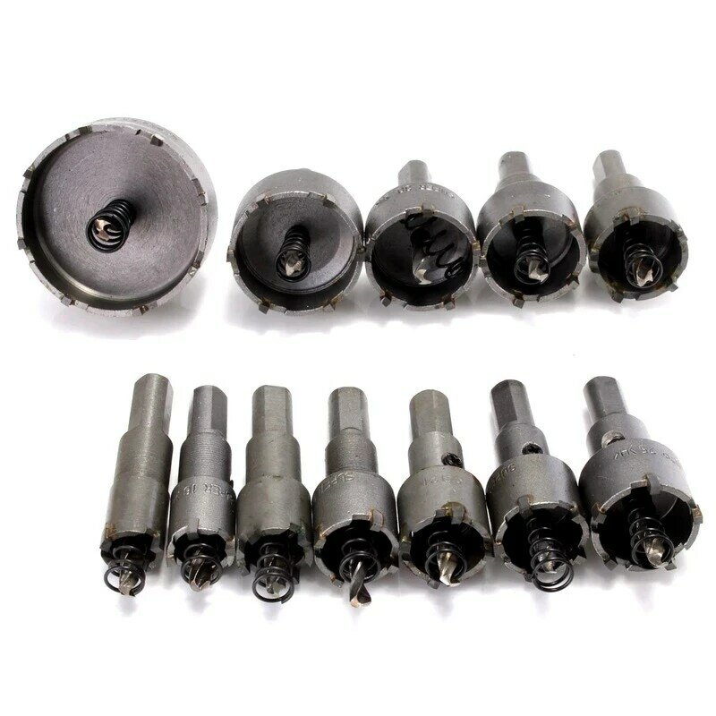 1Pcs TCT Carbide Tip Core Drill Bit Hole Saw Metalworking Cutter For Stainless Steel Alloy Metal Drilling 15-100mm Drill Bit