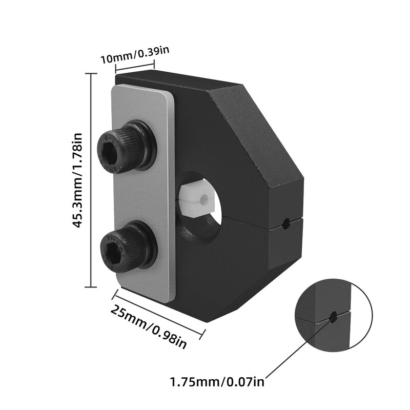 Детали для 3D-принтера, коннектор для сварочного аппарата, для алюминиевого блока Ender 3 PRO, 1,75 мм, PLA ABS Датчик накаливания с шестигранным ключом