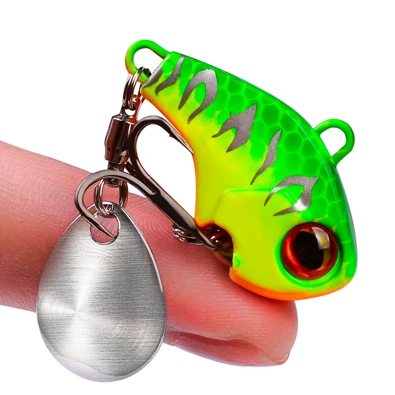 Balanzze Fishing Lure Tail Spinner Mini Metal ViB Wobbler Baits 6g 10g 15g 21g 28g cucchiaio esche Jig Spinner attrezzatura da pesca