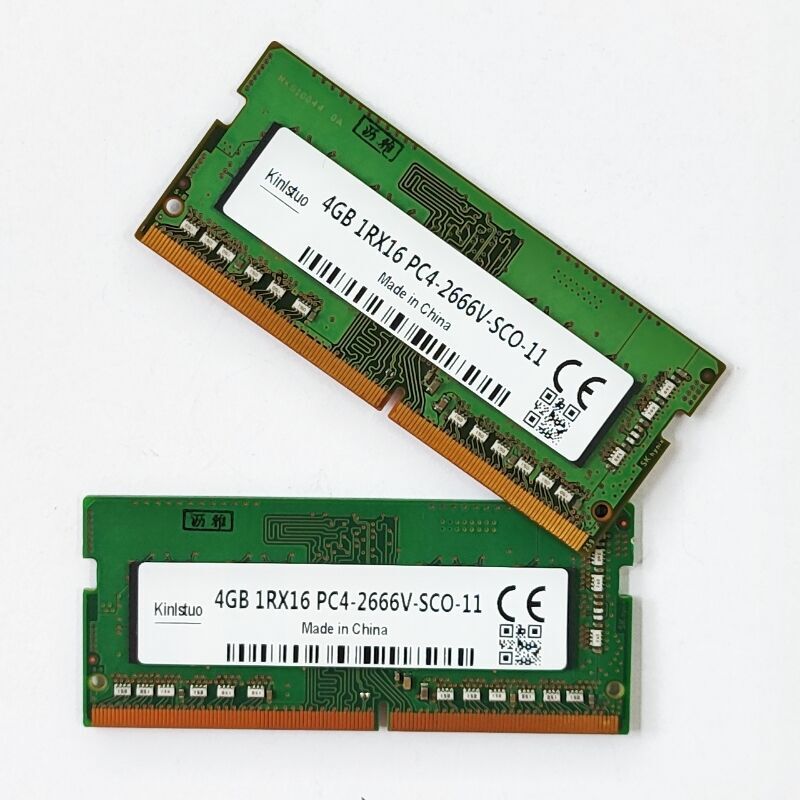 DDR4 RAMS 4GB 2666MHz หน่วยความจำแล็ปท็อป Ddr4 4GB 1RX16 PC4-2666V-SCO-11 SODIMM Memoria 1.2V สำหรับโน๊ตบุ๊ค260PIN