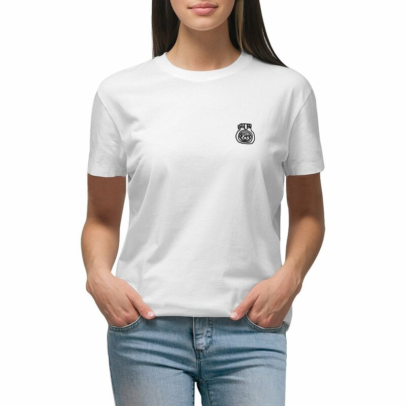 T-shirt Marmite Western para mulher, roupa feminina