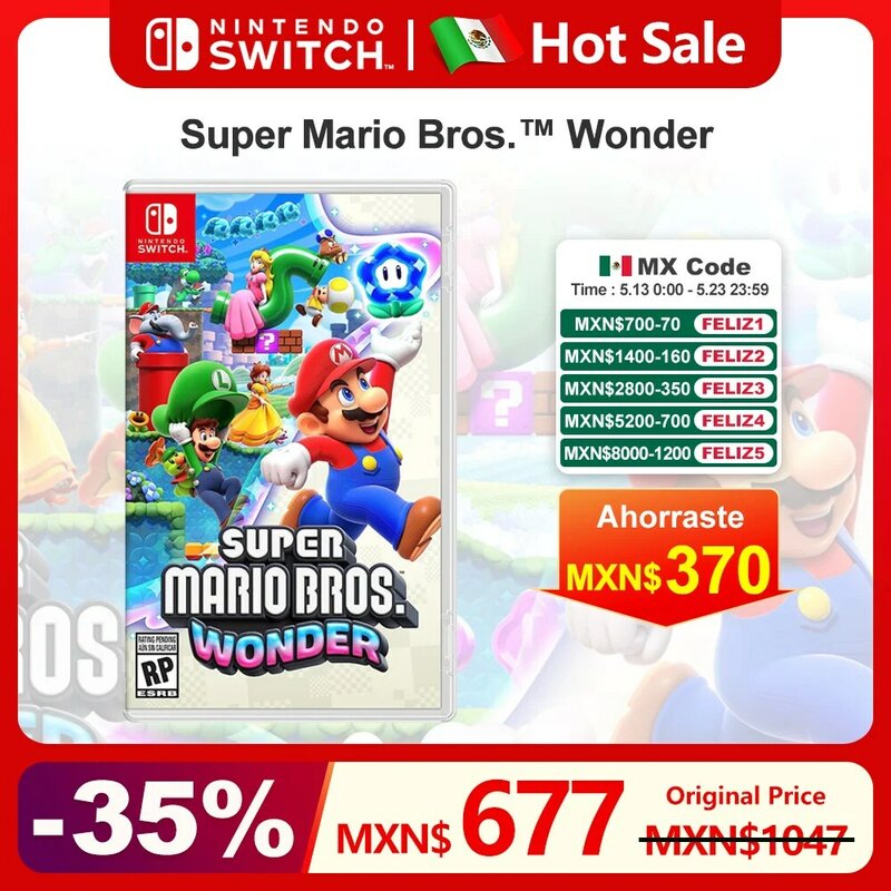 Super Mario Bros. Wonder Nintendo Switch Game Deals 100% Official Original Physical Game Card Action Genre for Switch OLED Lite