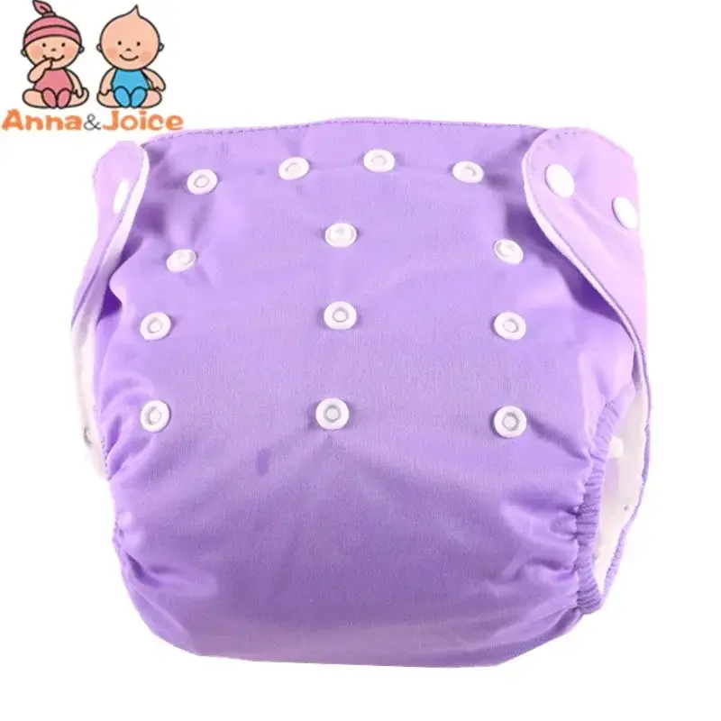 Fraldas laváveis reutilizáveis para o bebê, calças ajustáveis cobrir, crianças fraldas, 10 pcs