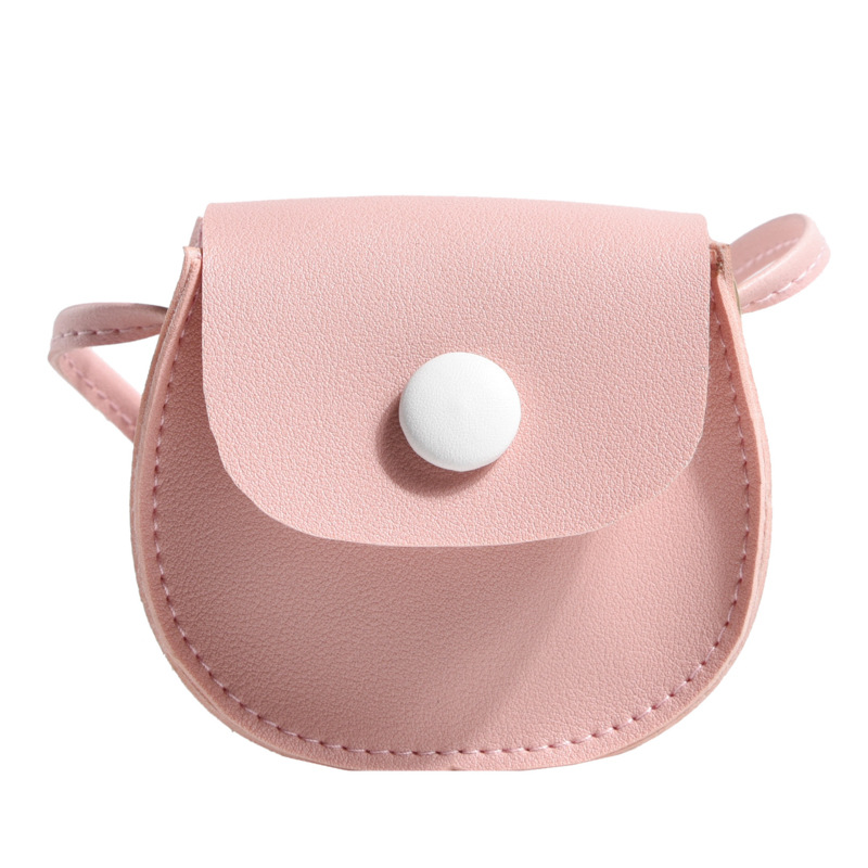 Fashion Kids Children PU Leather Shoulder Bag Lovely Baby Girls Mini Chain Coin Purse Cute Princess Crossbody Bags Small Wallet