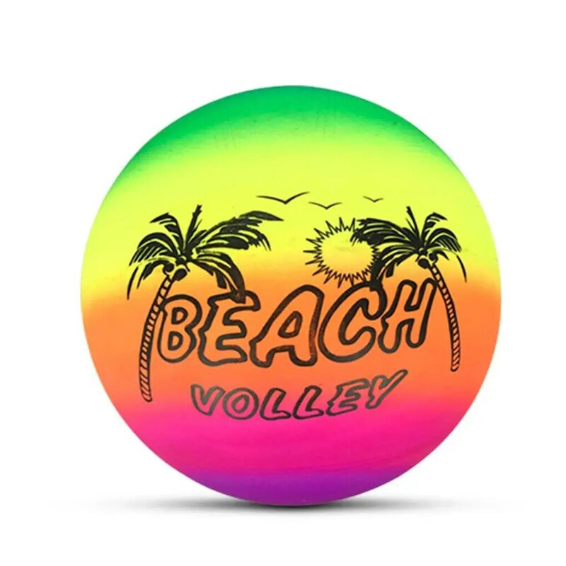 Bola de praia colorida para adultos e crianças, voleibol, jogar acessórios
