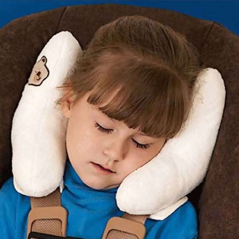 Almohada suave ajustable para descanso de cabeza y cuello de bebé, almohada de apoyo de viaje para niños, asiento de coche, almohada de descanso para Cabeza y Cuello