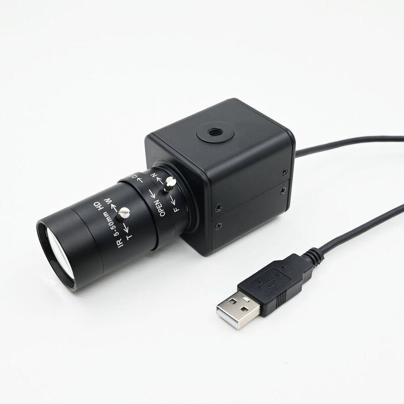GXIVISION-máquina de visión de 8MP 4k IMX179 USB sin conductor, plug and play, aplicaciones industriales, lente CS de 3264x2448 15fps 5-50mm