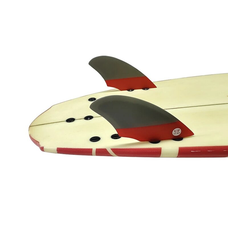 UPSURF FCS KEEL Twin FINS Prancha de Surf FinS 2 pcs/set Honeycomb Patchwork Twin Fins Para Sup Acessórios de Surf