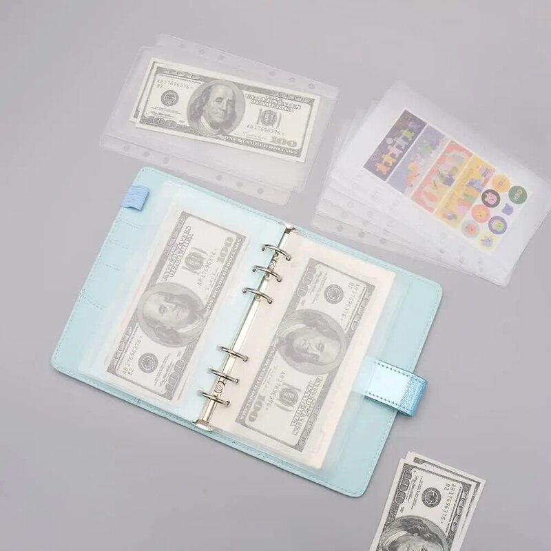 Матовые карманы для бумаг, 12 шт., мини-карманы A7 A6 A5 без застежки, бюджетные карманы, боковые открытые свободные защитные карманы для файлов, органайзер для файлов