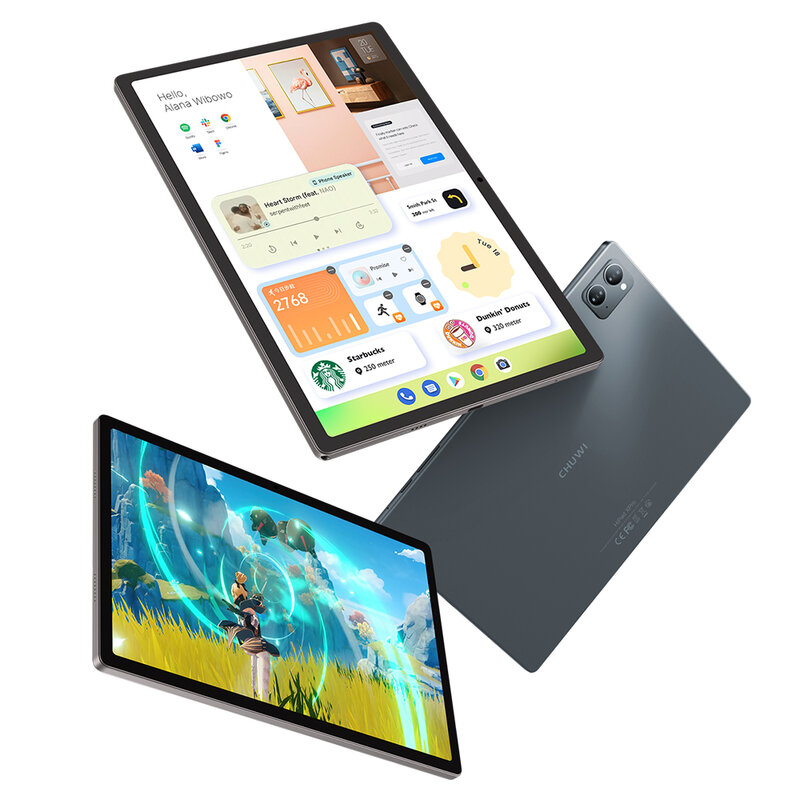 CHUWI-Tableta HiPad XPro de 6GB y 128GB, Tablet con Android 12, pantalla IPS FHD de 10,5 pulgadas, Unisoc, T616, Qcta Core, 4G, red