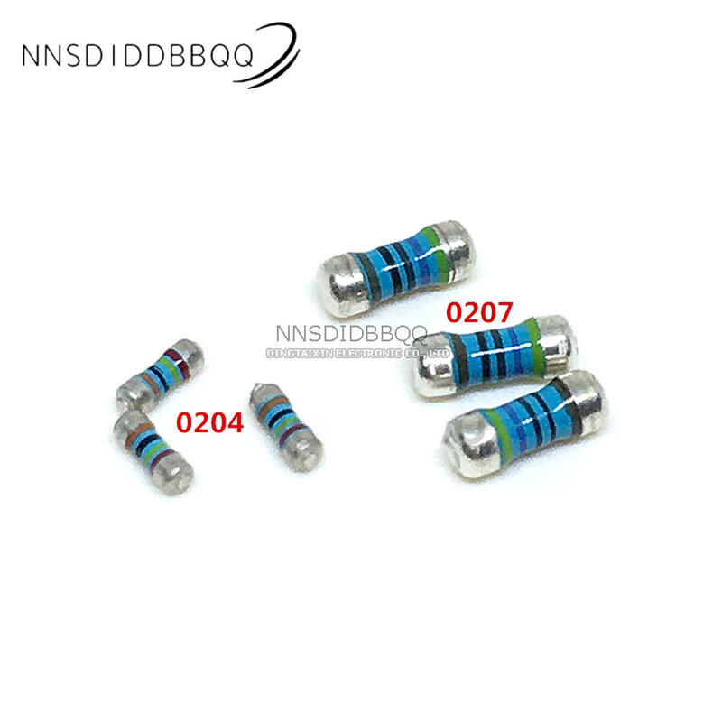 50PCS SMD MELF Resistor 0207 0204 360R 390R 430R 470R 510R 1% Color Ring Resistor Metal Film Precision Resistor
