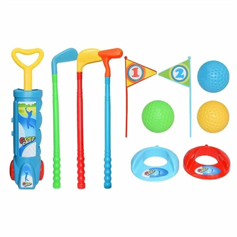 Ensemble de club de golf en plastique pour enfants, mini putter, jouets de plein air, jouets d'entraînement pour les tout-petits, Early Dos