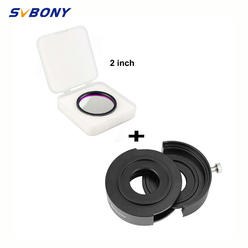 SVBONY SV226 Telescope Filter Drawer Integrated Molding Anti-Light-Leaking Design for 1.25inch & 2inch Filter Mounted Deep Sky