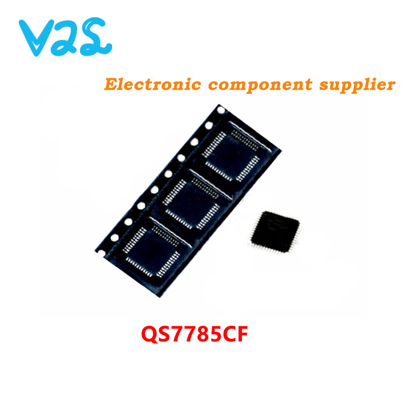 Chipset QS7785CF, QS7785, QFP-48, nuevo, 100%