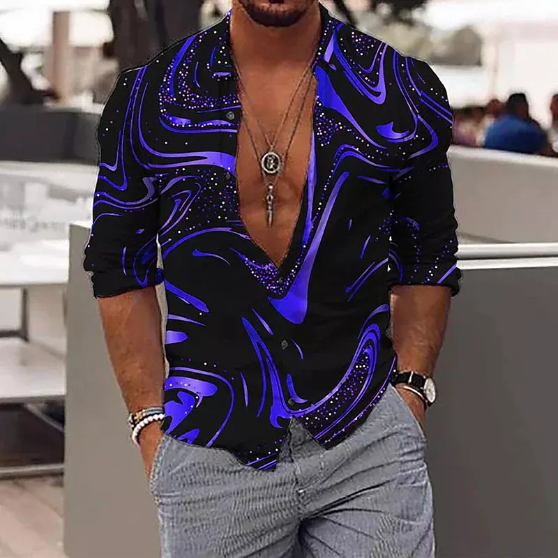 Wolf Graphic Men's Shirt Fashion Casual Party Outdoor Super Cool New Werewolf Pattern 2023 XL Soft Comfortable Fabric