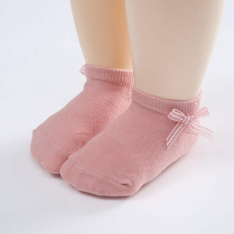 0-5y Neugeborene Baby Baumwolle kurze Socken Kleinkind Unisex-Druck Cartoon Blume niedlichen Prinzessin Socken Gummi Anti-Rutsch-Bodens ocke