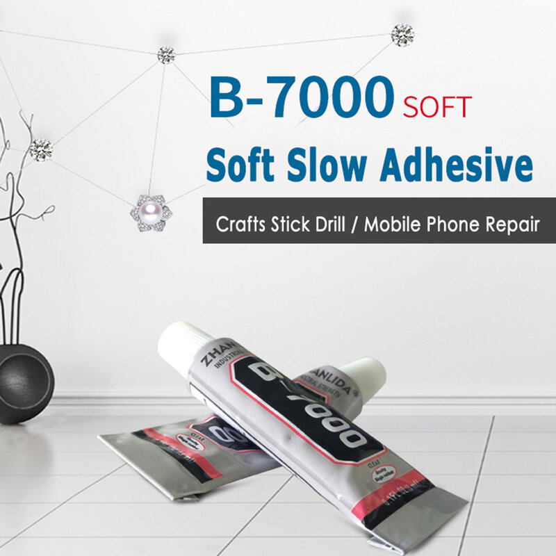 B-7000 Multi Purpose cola de resina epóxi, adesivo, telefone celular, LCD Touch Screen Solidez, transparente, macio, 3ml