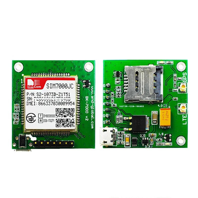 SIMCOM-tablero de conexión SIM7000JC, LTE Cat M1/NB IoT, compatible con GNSS, GPS, GLONASS, BEIDOU B1/B3/B5/B8/B18/B19/B26