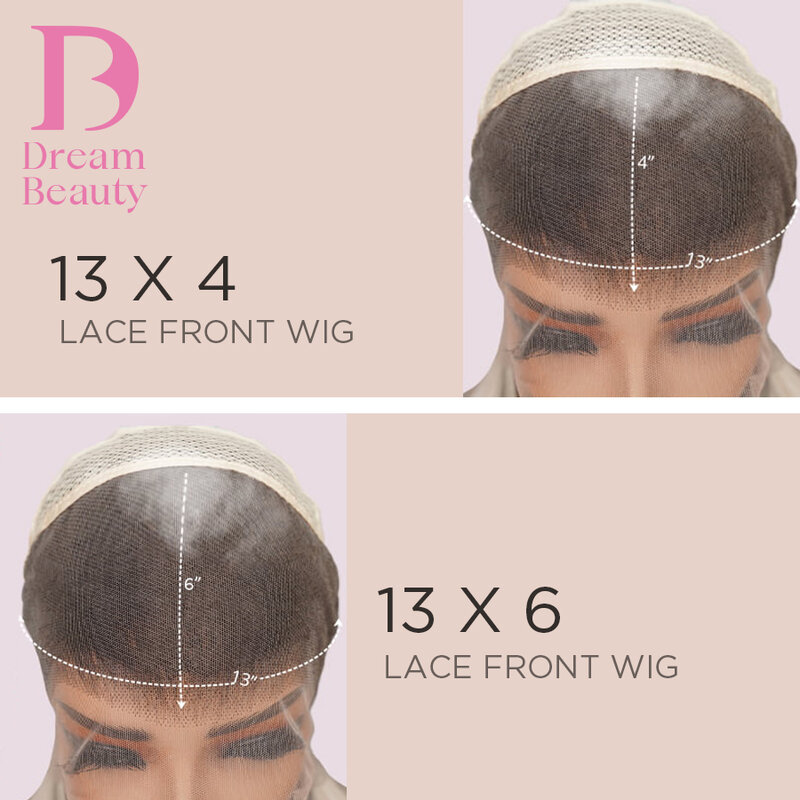 Dream Beauty 13x4 Wig rambut manusia renda depan wig rambut manusia Brasil 613 wig pirang lurus 13x6 Wig depan renda