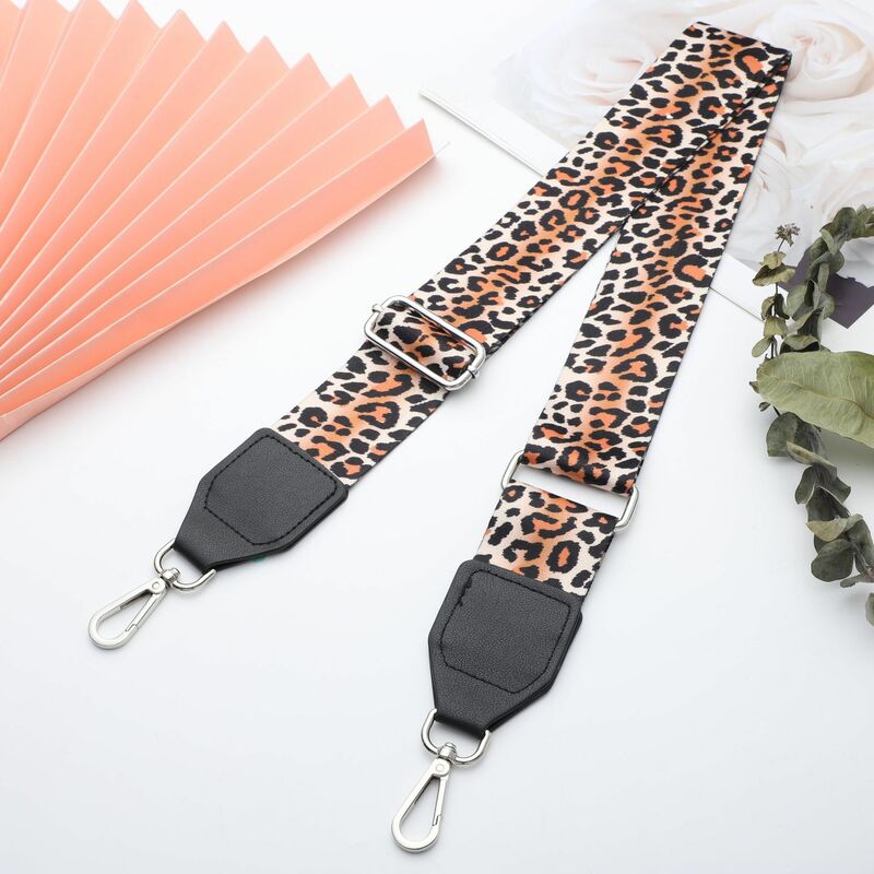 Zubehör für Gestrickte Taschen für Handtasche Leopard Gürtel 5cm Bunte Tasche Riemen oder Frauen Tasche