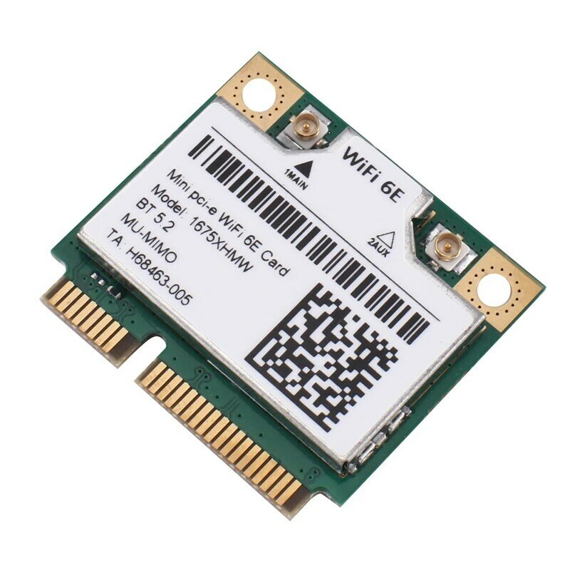 1675X 1675XHMW AX210 Wifi Card Wifi 6E 802.11AX 2.4G 5G 6G 5374Mbps Bluetooth 5.2 Mini Pcie Wifi Network Card