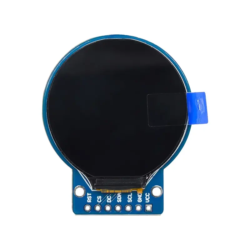 Módulo de exibição LCD TFT para Arduino, RGB redondo, 240x240, driver GC9A01, 4 fios, interface SPI, PCB 240x240, 1.28"