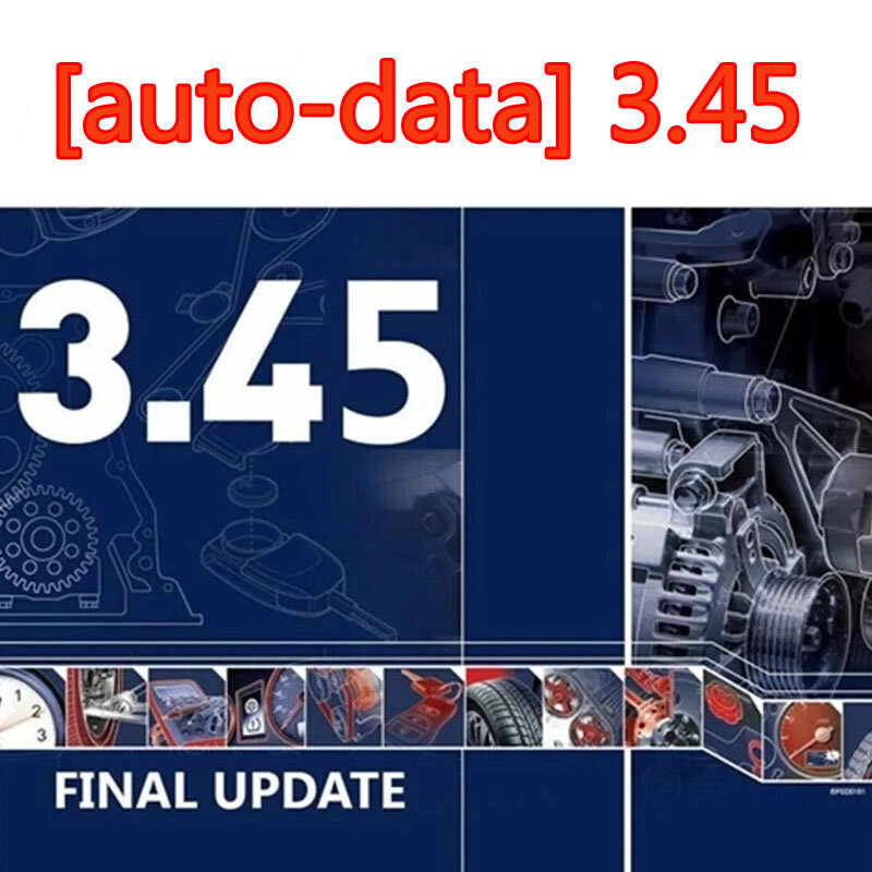 Auto-Data 3.45 Fiação Diagramas Dados com Install Video, Software Versão Atualização para 2014 Ano, Auto Repair Tool