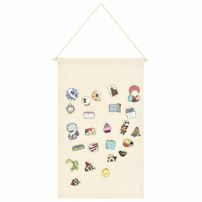 Insignia nórdica de algodón en blanco para decoración de habitación de niños, broche colgante de almacenamiento, Bandera de exhibición de pared