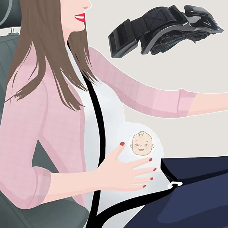 Ciężarne klamry zabezpieczające przed uduszeniem pasek do siedzenia dla kobiet w ciąży chroni nienarodzone dziecko pasy bezpieczeństwa ciążowy
