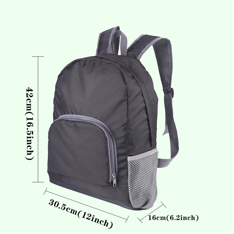 Travel Portable Foldable Backpack Samurai Print Folding Mountaineering Bag Ultralight Outdoor Climbing Cycling Knapsack Daypack