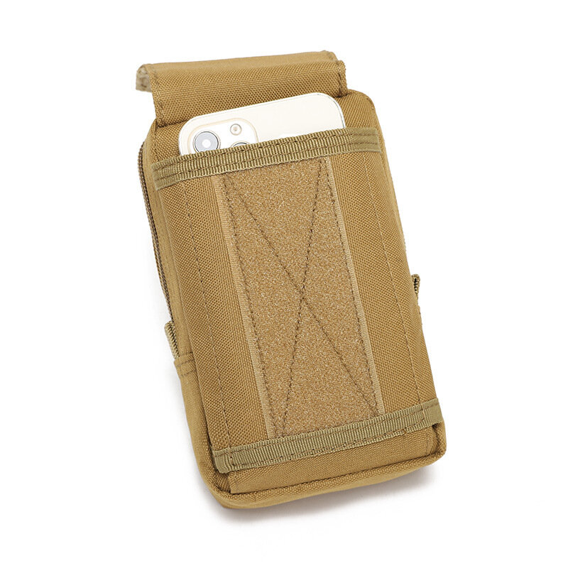 Chikage 하이 퀄리티 동전 지갑, 낚시 사냥 휴대용 카모 야외 스포츠 전화 가방, 전술 허리 팩