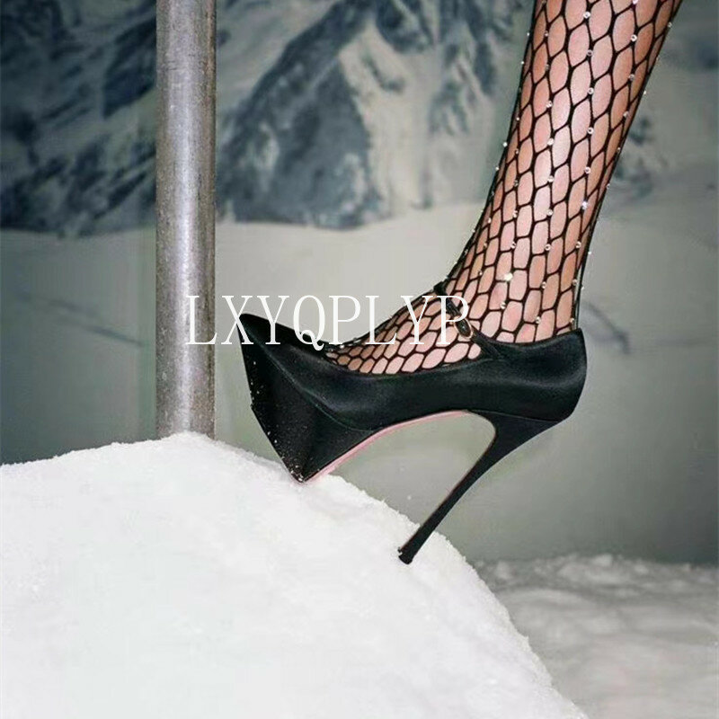 Plataforma da marca saltos altos de alta qualidade sexy grosso plataforma preto vermelho vestido festa casamento senhora sapatos para mulher