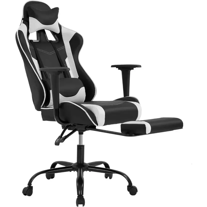 Cadeira ergonômica de escritório para computador, couro executivo PU, suporte lombar, cadeira giratória para jogos de PC, novo, 2022, 2023