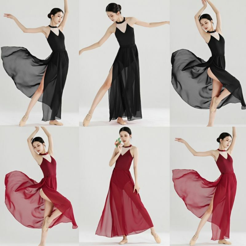 Costumes de danse contemporaine de style chinois pour femmes, tenue de scène sexy, costume de compétition de danse jazz moderne, tenue de danse classique imbibée
