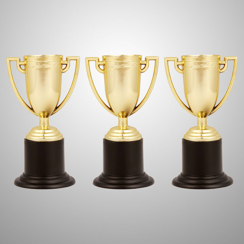 6pcs Award Trophy Cups,  Decorative Durable Lightweight kids award trophy for Party Favors, Props, Rewards, Winning Prizes