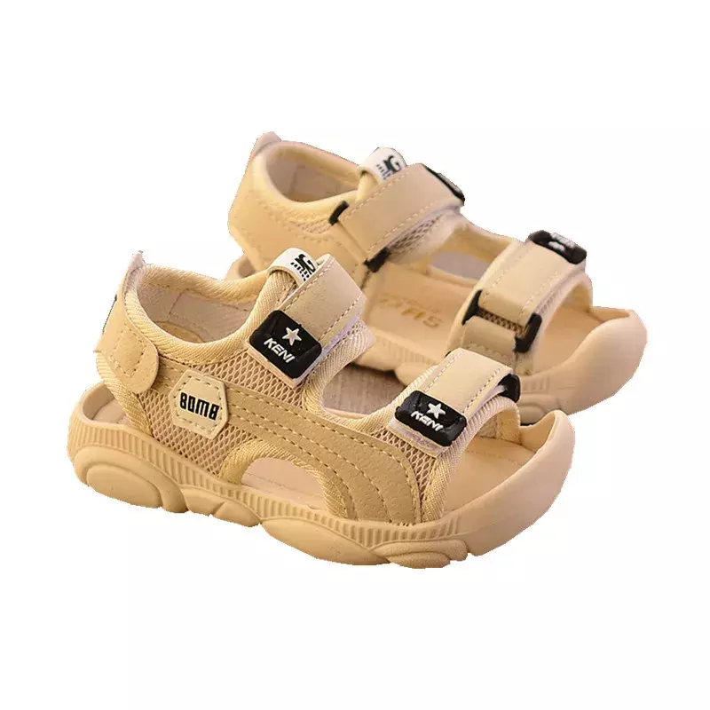 2024 letnie buty dziecięce chłopięce miękkie podeszwy buty na plażę męskie Baby Baotou Anti-kick dziecięce sandały Princepard letnie klapki
