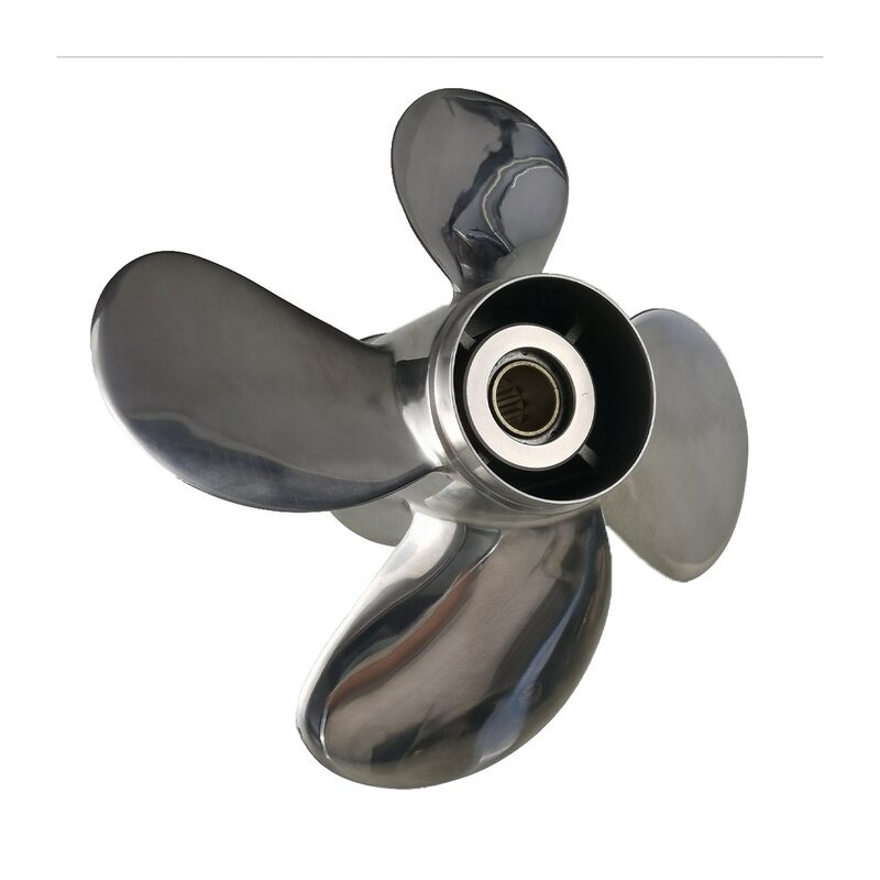 4-blade 11 5/8''x11'' STAINLESS STEEL 35-60 HP Marine Propeller For H Outboard Engine