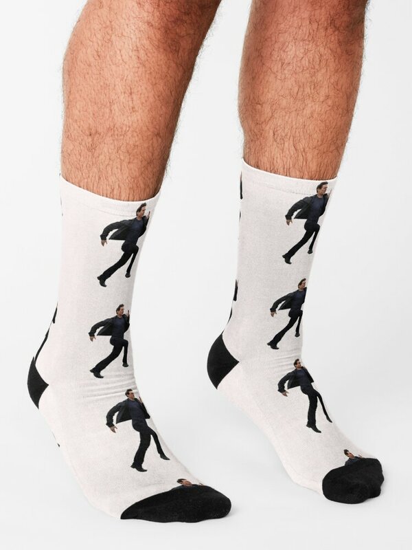 อีธานฮันท์ภารกิจถุงเท้าสติกเกอร์สำหรับผู้ชายถุงเท้ากีฬาครอสฟิตแบบสั่งทำ