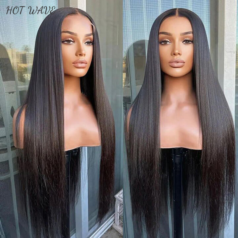 Hd Lace Frontal Wig 13x4 Lace Front Wig Human Hair 30Inch Bone Straight Transparent Lace Human Hair Wigs HD Lace 4x4 Closure Wig