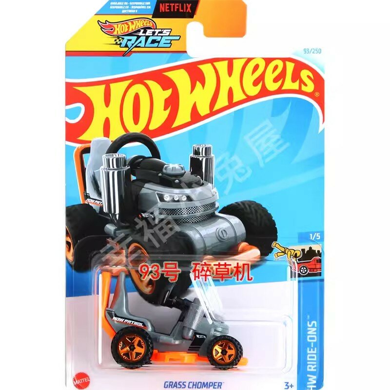 Hot Wheels Car Let's Race Diecast 1/64, juguete para niño, HW Ride Ons Mega Bite Art, modelo de vehículo, regalo de cumpleaños