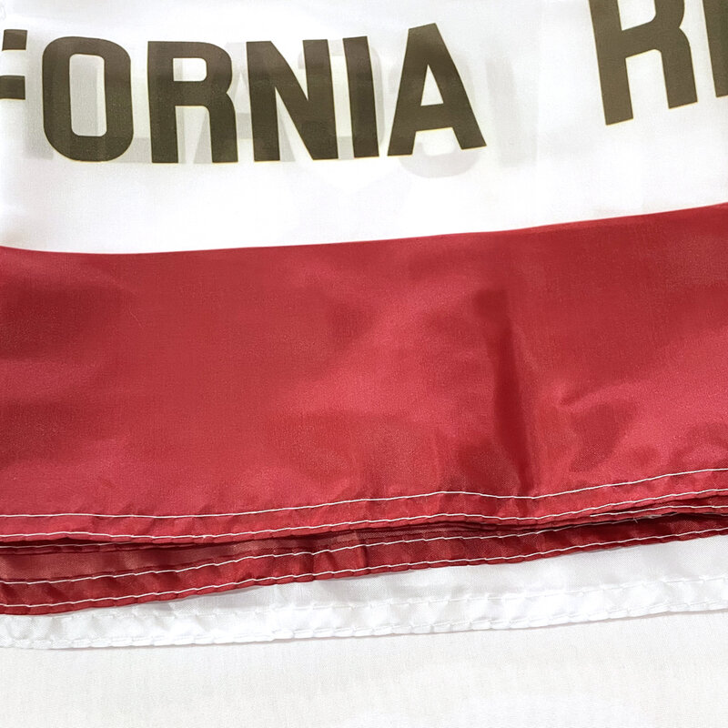 Califórnia bandeira 3 * 5ft 90*150cm eua estados bandeiras design personalizado interior ao ar livre decoração bandeira poliéster resistência uv duplo ponto