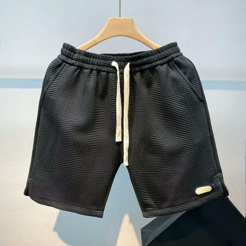 Męska wygodne szorty w koreańskim stylu na lato spodenki sportowe wysokiej jakości odzież męska Harajuku główna ulica sznurek krótkie spodnie New 2023