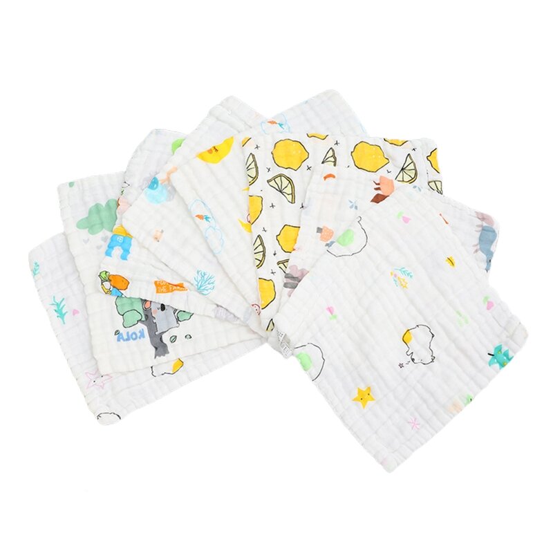 Baby Muslin Washcloths Infant Face Towels for Newborns Baby